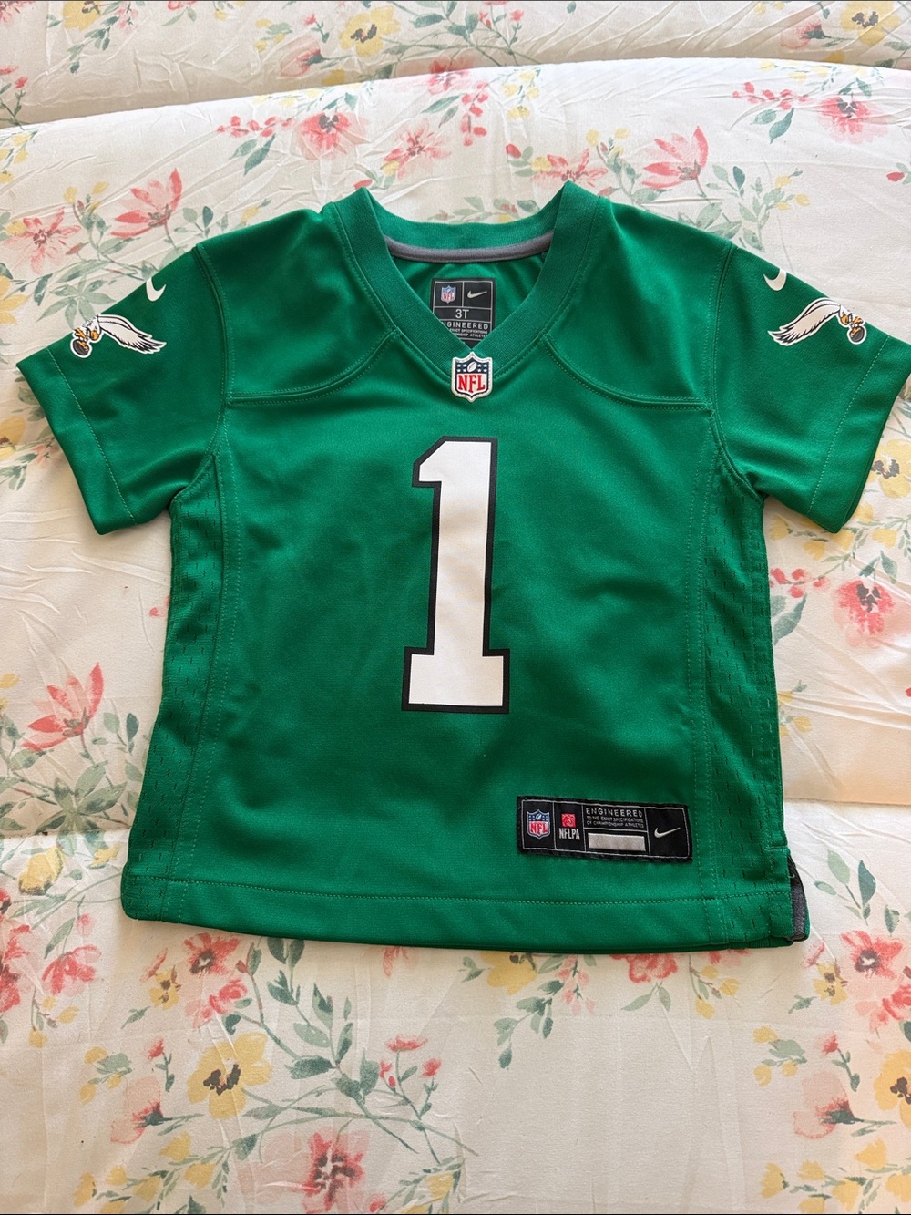 Nike NFL Philadelphia Eagles Kids' #1 Green Jersey